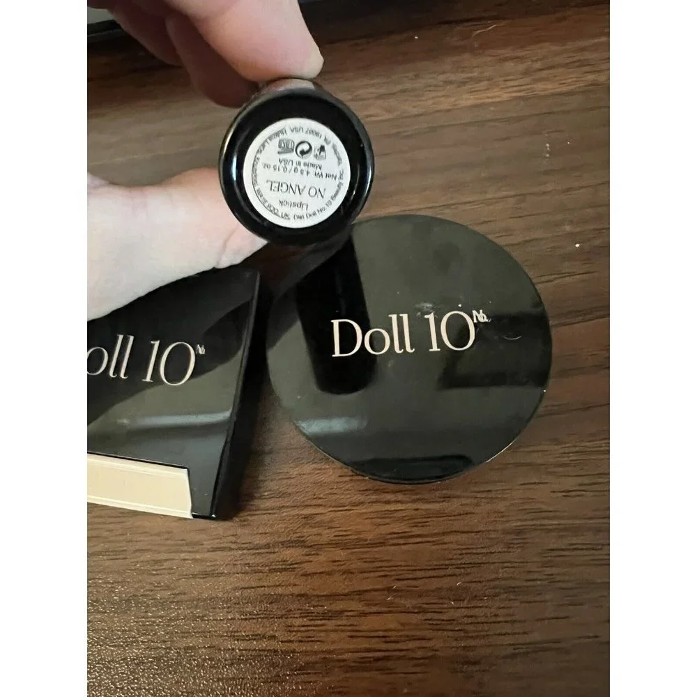 Doll 10 Starry Night Gel Eyeliner, Gel Cream Rouge Blush, No Angel Lipstick NEW